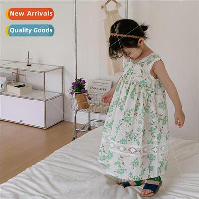 Loyal child girls summer dress Korean childrens 2022 dresses