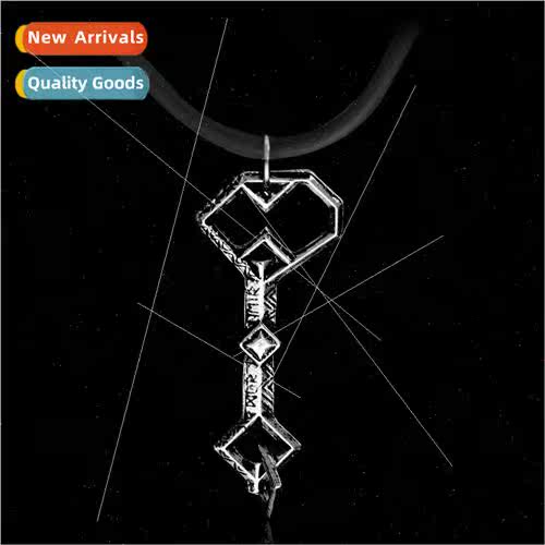 Movie Jewelry Oak Shield Treasure Key Pendant Necklace