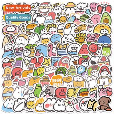 100 cartoon cute mokmok weird things graffiti stickers lugga