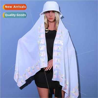 Hat female summer sun hat large-brimmed outdoor anti-ultravi