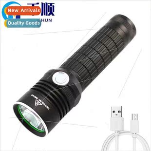 26650 distan long bright rechargeable flashlight super