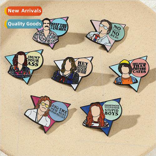 Stranger Thing pin upscale hellfire club member badge