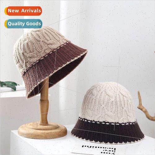 Hat womens fall and winter fashion wild pot hat Japanese ret