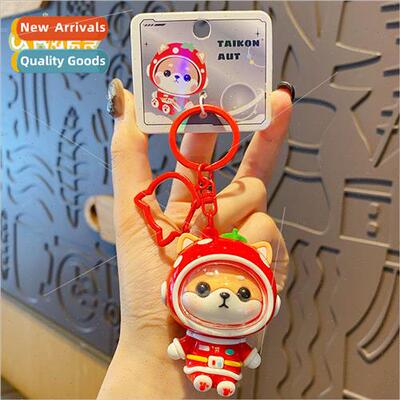 small 适用tune Chai astronaut keychain cute girl heart carto