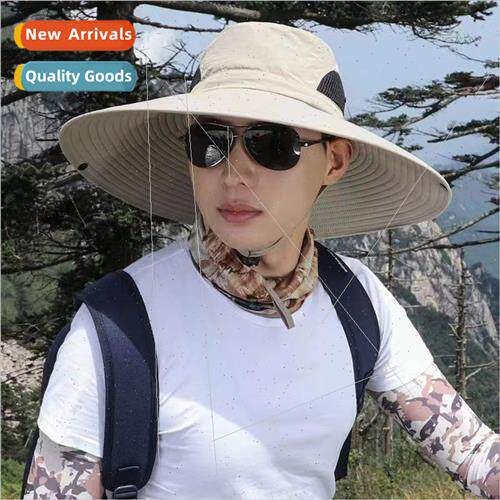 The new widened and enlarged brim summer mesh hat sun shade