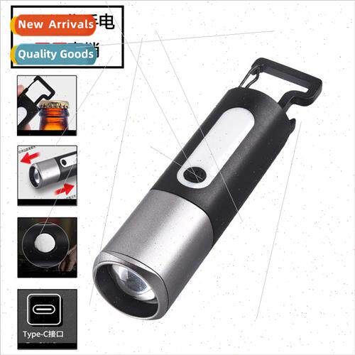 LED strong light flashlight outdoor multifunctional camping