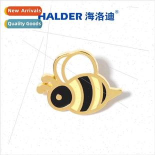 badge jewelry pin hardworking building alloy group gift bee