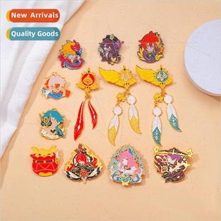 Gods Pen High Badge Metal Eye Wendy Barbatos grade Brooch