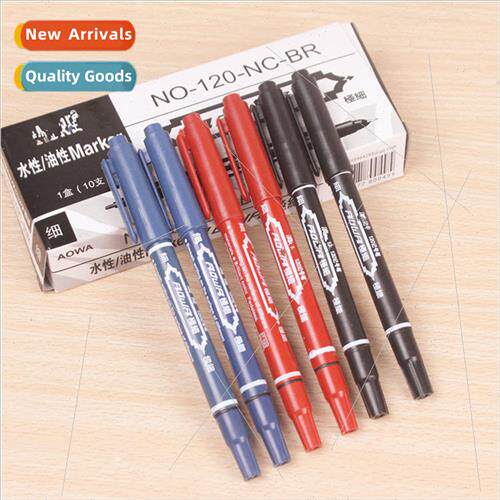 Marker black double-ended pen outlining pen water-based pen