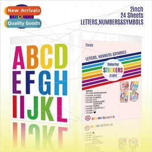 stickers letter hardcover waterproof logo inch