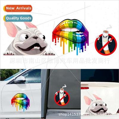 D-937 3D car stickers funny puppy sexy lips no smoking carto
