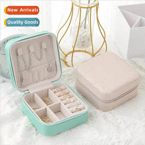 PU simple storage jewelry box creative portable jewelry stor