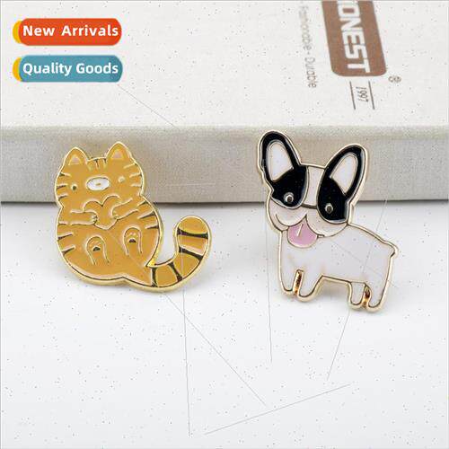 Cute Pet Accessories Cartoon Animal Brooch Cute Puppy Dog Ca