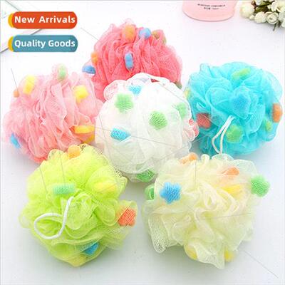Large Bath BallsBath SpongeSoft Double Mesh Bath SpongeBack