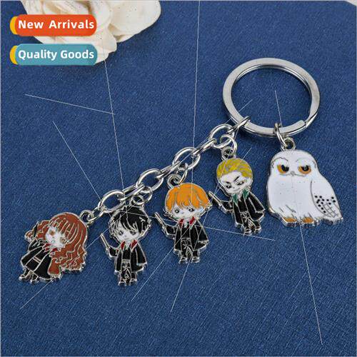 Magic Academy characters keychain colorful alloy keychain pe
