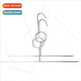 Stainless Steel Cantonese Barbecue Ring Chinese Link Barbecu