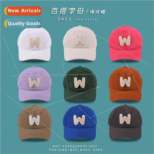Adhesive paste letter M fashion hat female sunshade sunscree