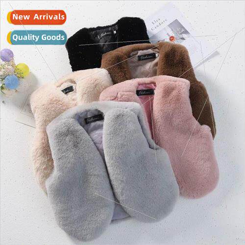New fall and winter childrens clothing girls vest boys baby
