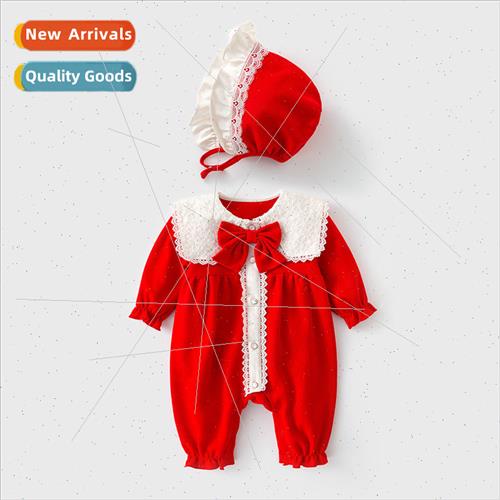 Baby onesie 2023 spring and fall clothing newborn long-sleev