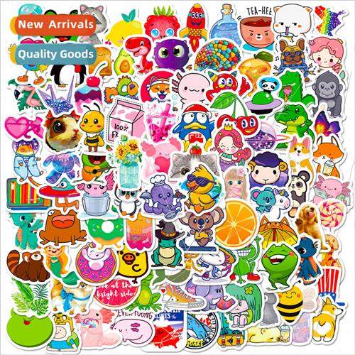 100 small size 4cm small fresh map mix and match stickers sm
