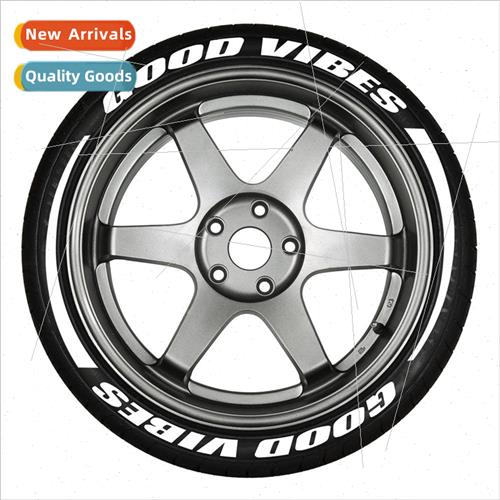 Seven colors to choose from car tire letter stickers 3D ster