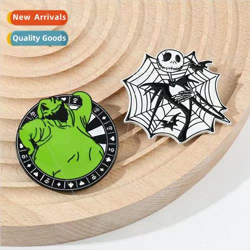 Christmas ght Frights Collection Brooch Halloween Skeleton J