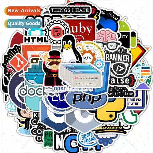 50 programmer development programming language cartoon doodl