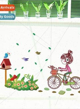 Five generations of removable cartoon girls room decoration