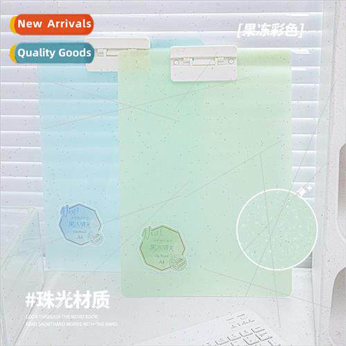 small fresh jelly A4 folder office writing board high value