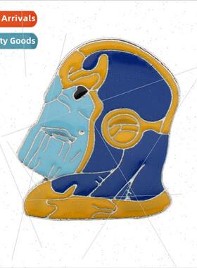 Avengers Exterminator head cartoon pin movie around commemor