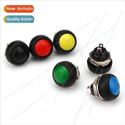 Small Waterproof -Resetting Pushbutton Switch Round Non-Lock