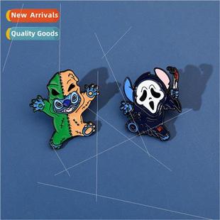 Skeleton Pin Stitch Cartoon Boogie Halloween cos Scream Cute