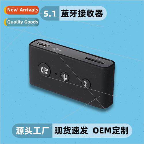 Bluetooth Audio 2-in-1 Receiver Lavalier Sports Headset Car