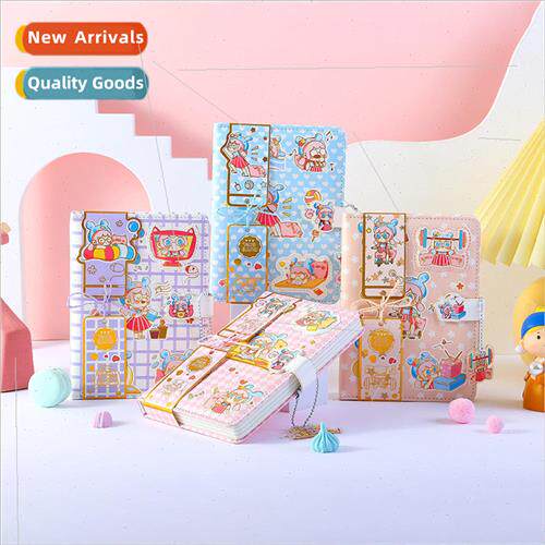 gu 36K cute girl magnetic buckle leather book creative small