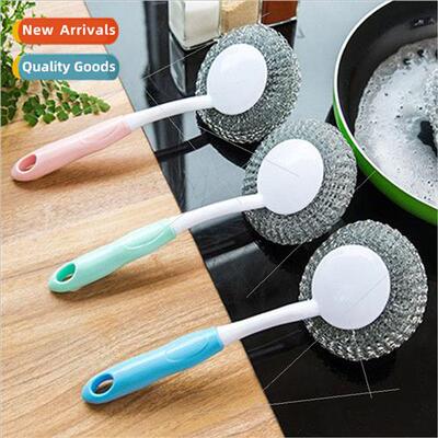 Household pot brush kitchen hangable cleaning brush long han