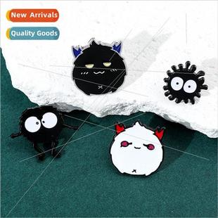 brooch anime soot Cartoon elf cinderblock cartoon small