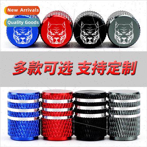 Bad dog out laser dog head laser valve cap car modification