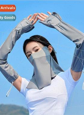 A piece of original yarn eye protection sunscreen mask femal