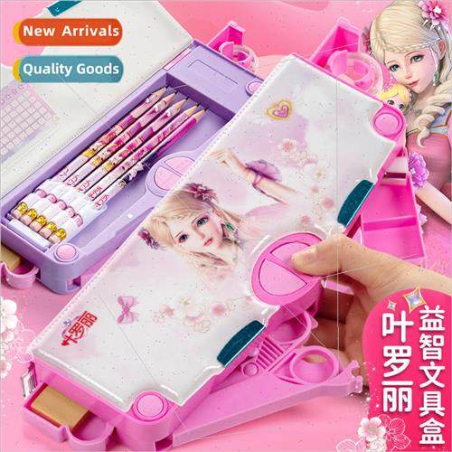 Yeloli Princess multifunctional pencil case cartoon children