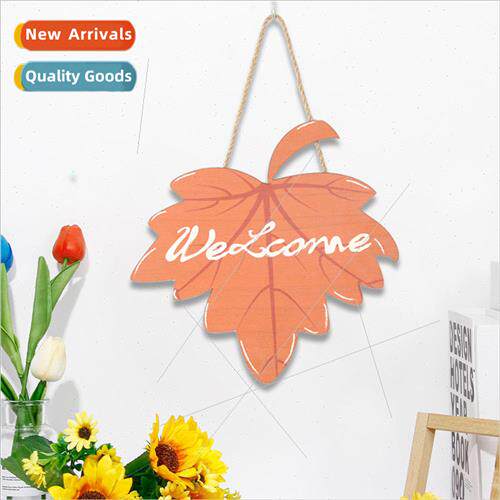 New Fall Thanksgiving Decorations Maple Leaf Wooden Wall Pla