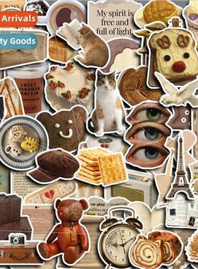 Butter Toast 60 Cute Food Girl Heart Stickers Personalized C