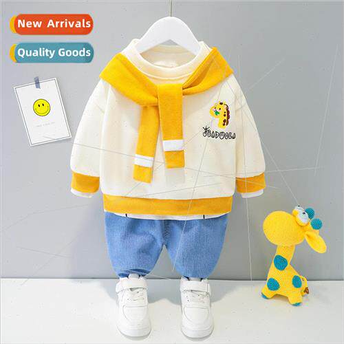 Childrens spring 2021 new suit girls baby Korean cute suit b