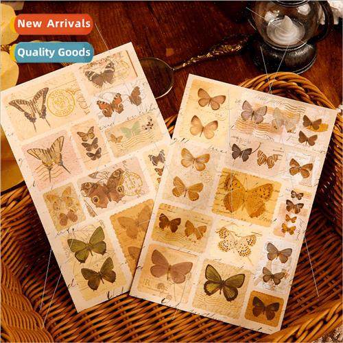 Stamping Stickers Misty Dreams Series  Vintage Butterflies N