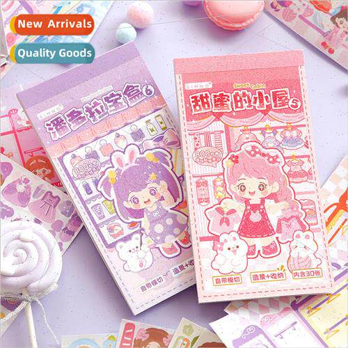 Sticker book flash scene goo card 2.0 series cartoon cute ch