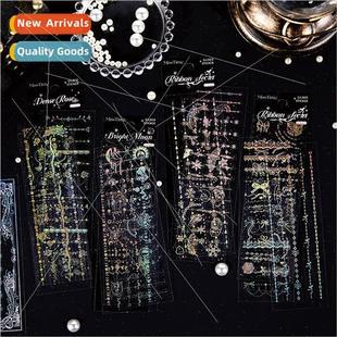 stickers dense hot goo sta dimensional card three Chain rose