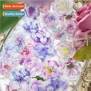 PET series sticker pack watercolo Flower vintage dream