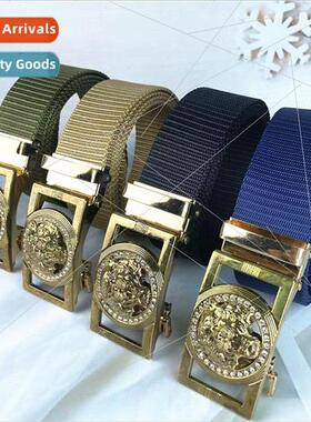 Mens Versatile Outdoor Faux Nylon Gold Toothless Automatic B