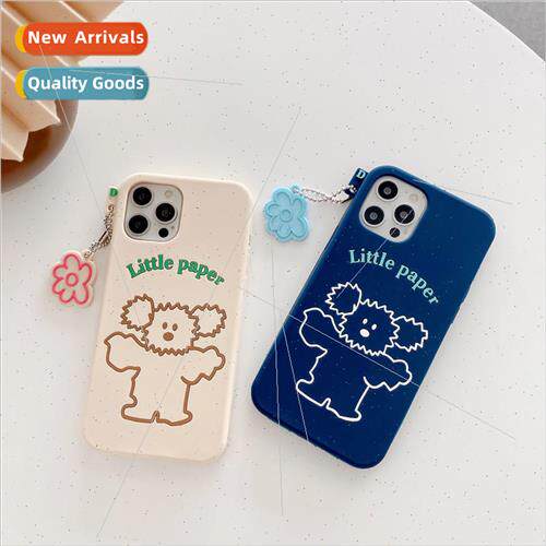 适用 Apple XSMAX Korean  cute puppy iPhone11/12PRO phone cas