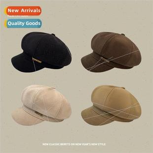 British octagonal and face winte fall small female Show cap