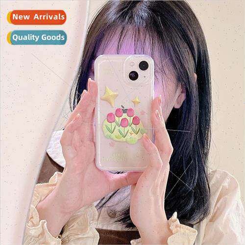 适用 iPhone12promax star ins tulip apple 13/11 phone case xs